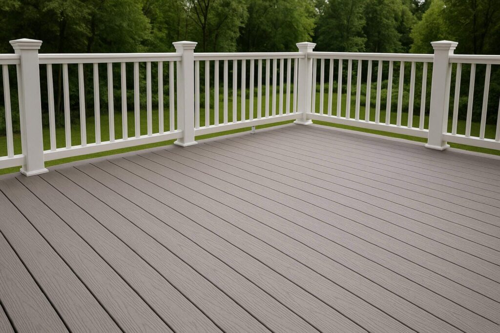 Deck installation by Neuse River Deck Company
